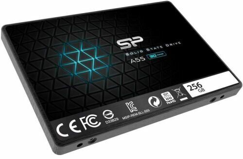 Накопитель SSD 2.5'' Silicon Power SP256GBSS3A55S25 Ace A55 256GB SATA 6Gb/s 3D NAND TLC 550/450MB/s MTBF 1.5M